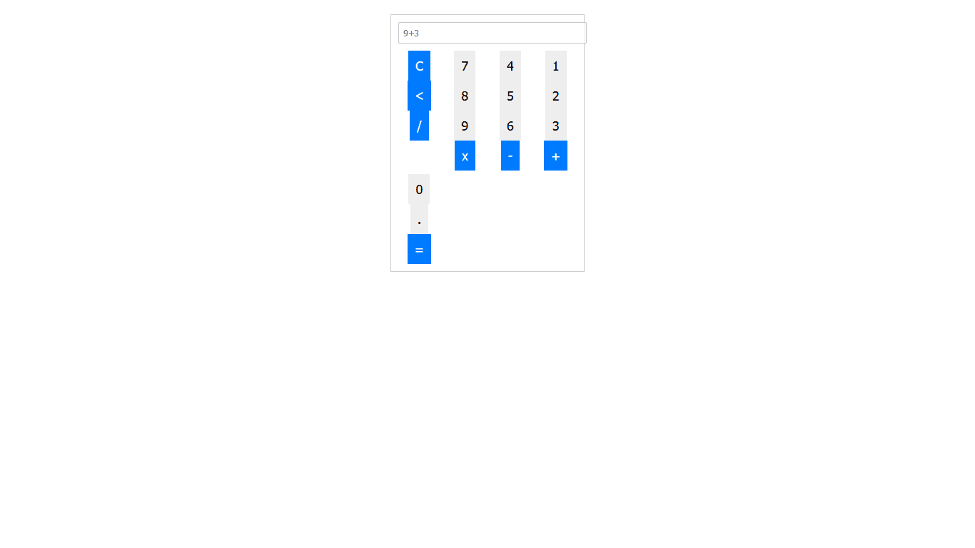 Mini calculator