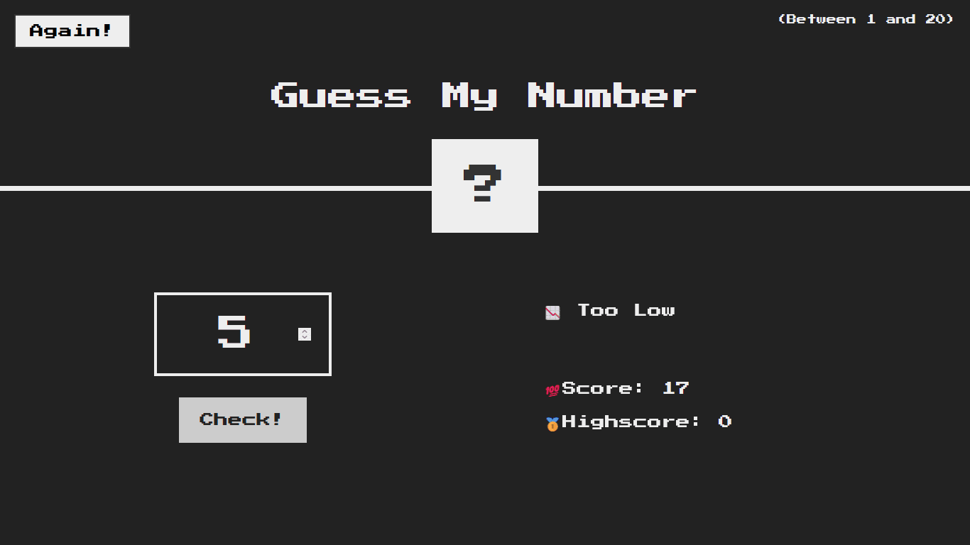Guess my number