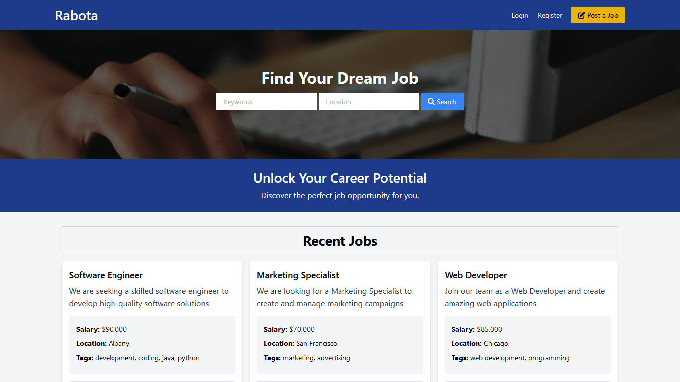 Job board — 1