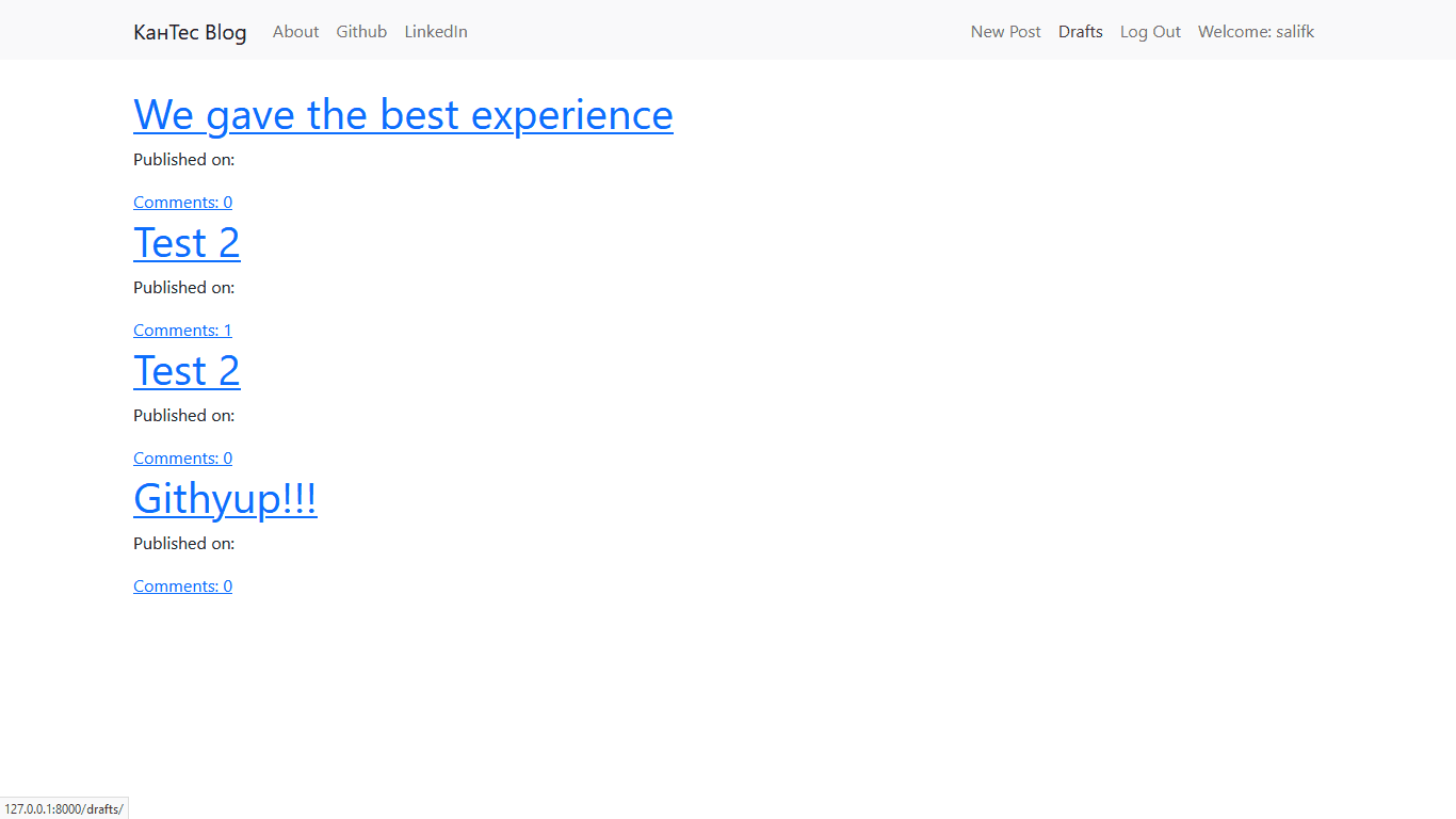 Blog platform — 3